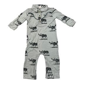 Kate Quinn Bamboo Moose Collared Romper